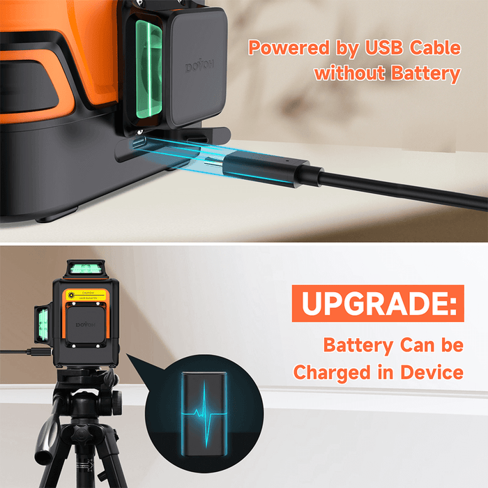 best rated rechargeable 360 laser level for tile, ceiling grid laser level, Dovoh P3-360G
