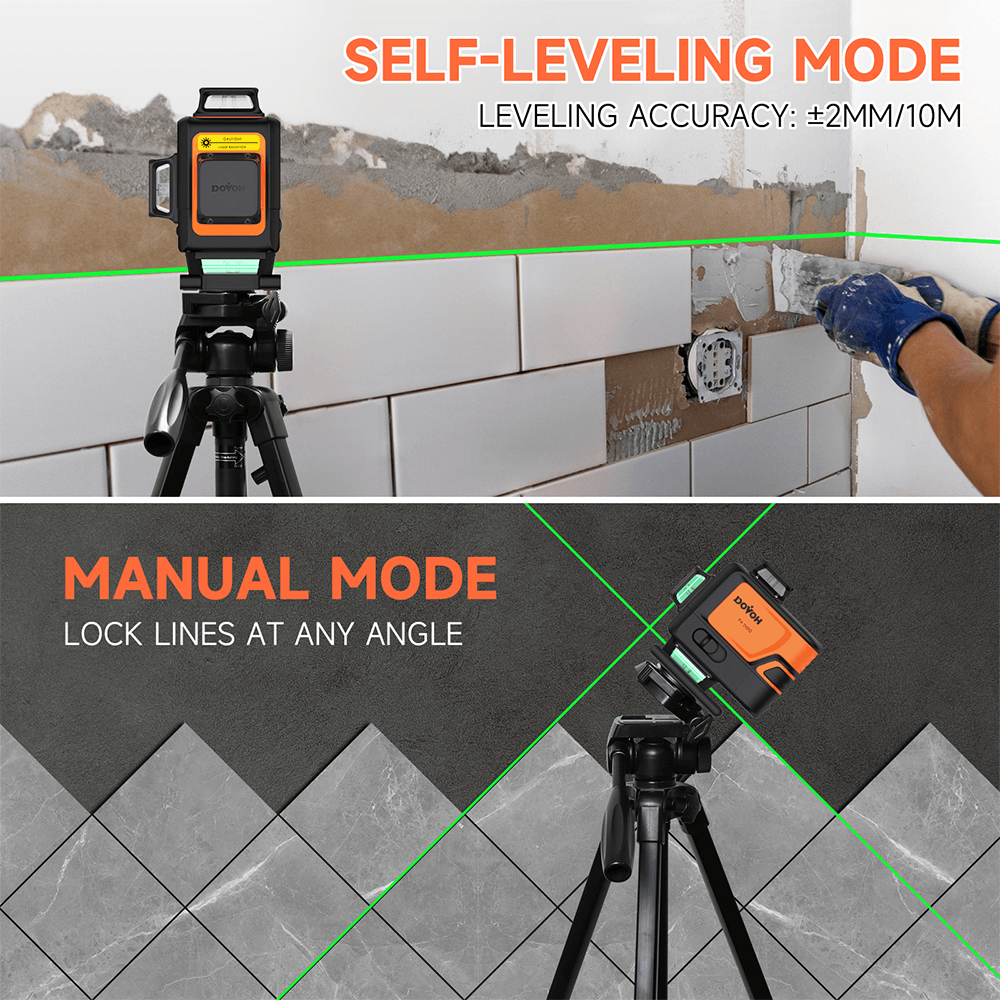 Professional 360 Floor Laser Level 16 Lines - Dovoh P4-360G — Dovoh ...
