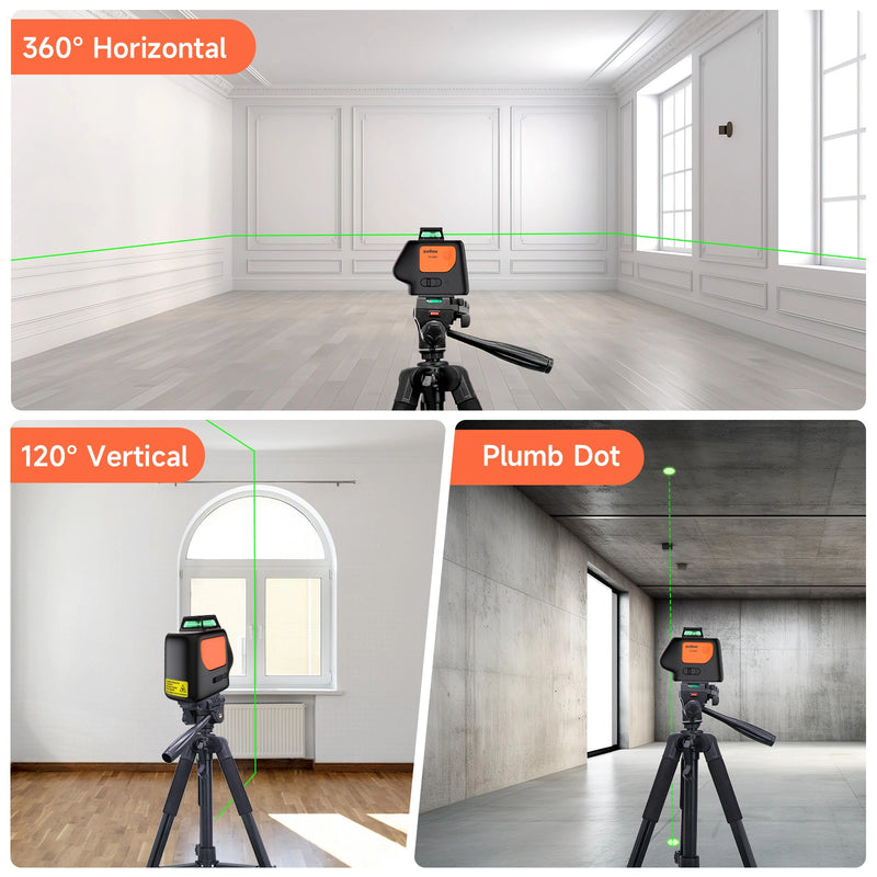 Plumb Dot Laser Level with Tripod- Dovoh PV-360G-Kit