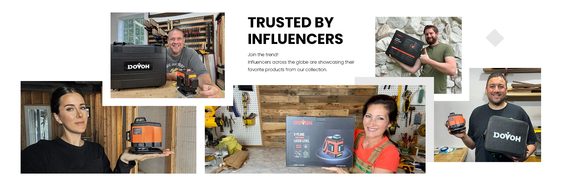 Dovoh laser level for remodel layout installation - trusted by 10+US DIY YouTubers