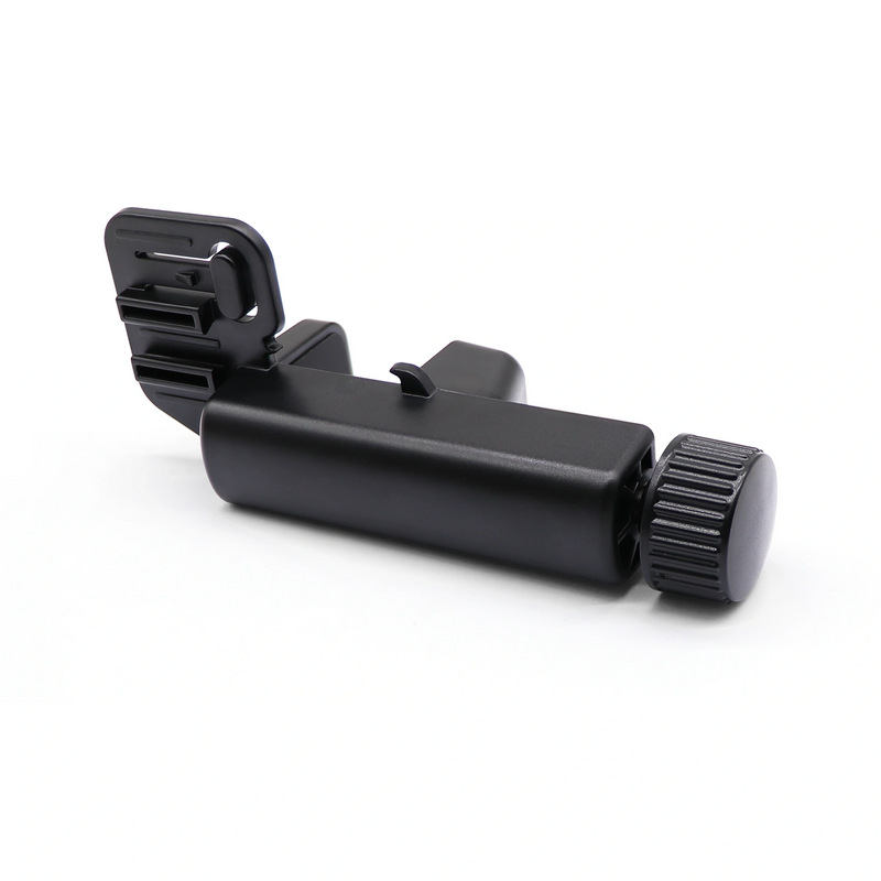 Laser receiver holder bracket clamp for DR1 by DOVOH. Secure mounting accessory for grade rods used in construction and leveling work.