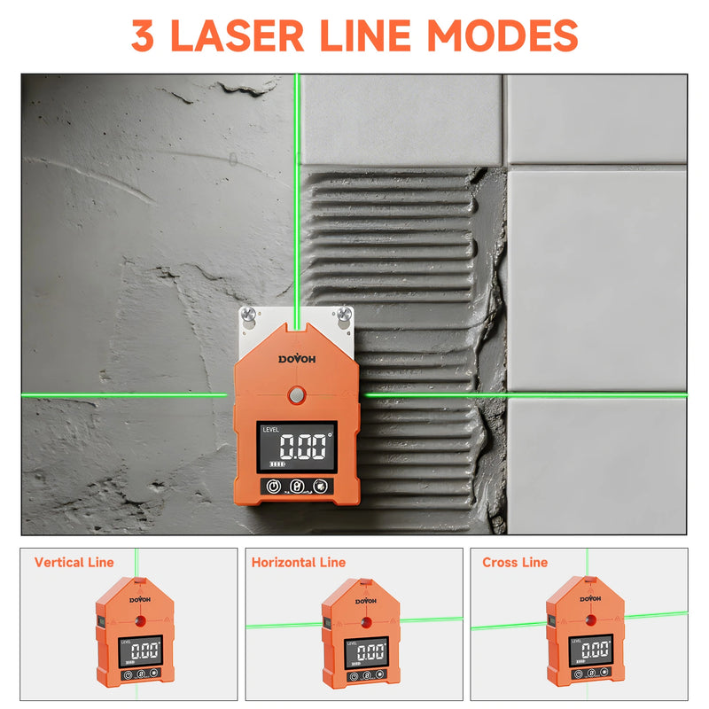 3-in-1 Digital Angle Finder with Laser - Dovoh WG-3L