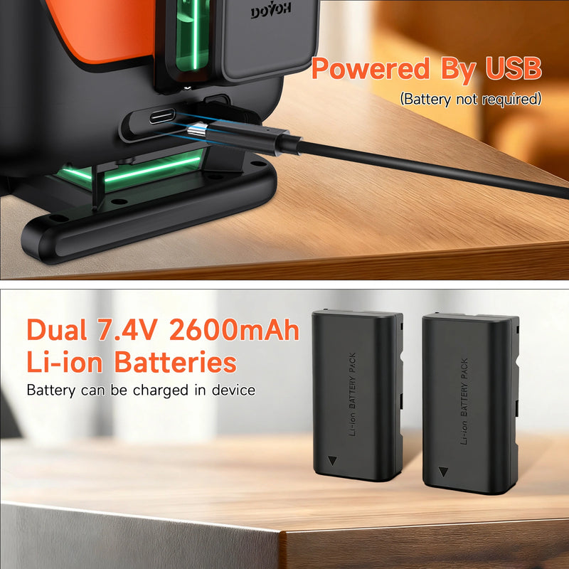 4D Laser Level with Tripod - Dovoh Y4-360G-kit