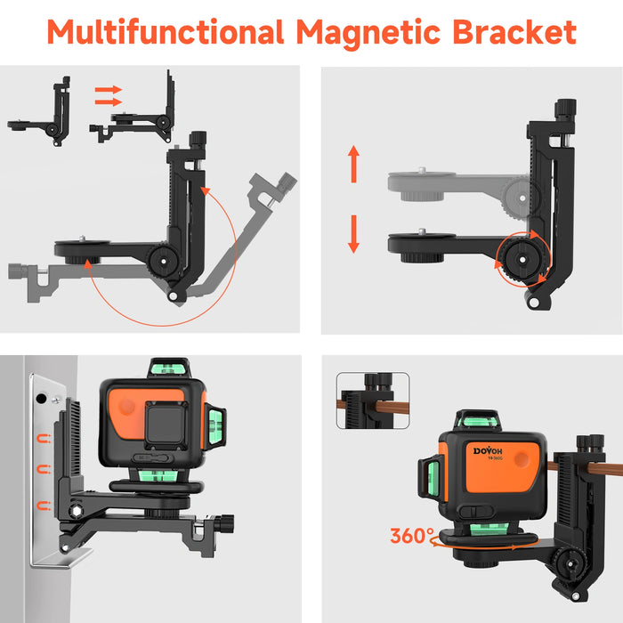 4D Laser Level with Tripod - Dovoh Y4-360G-kit