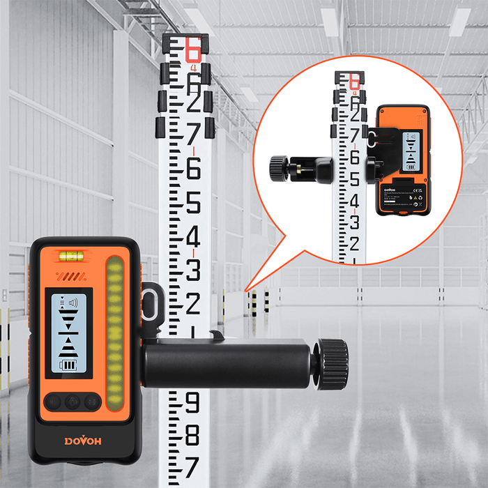 Laser Level And Ruler High Accuracy Green & Red Line Laser Level Receiver — Dovoh ...