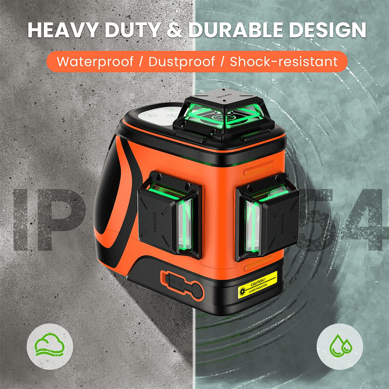 Durable IP54 protection and heavy-duty construction of the Dovoh H3-360G