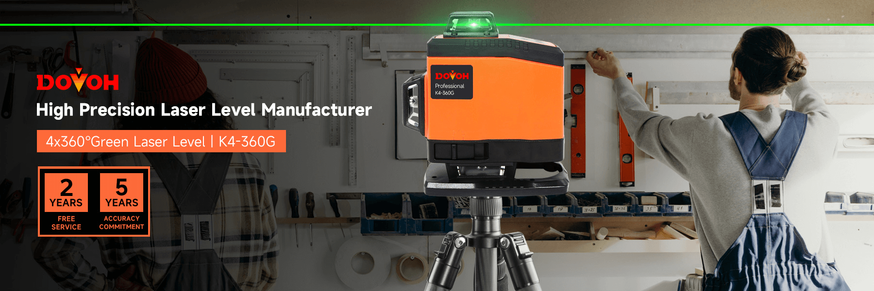 most accurate green laser level manufacturer Dovoh
