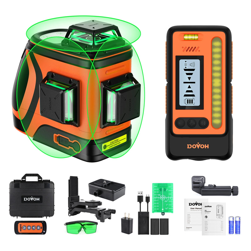 Dovoh H3-360G outdoor laser level with laser receiver