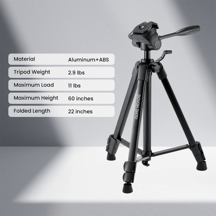 Adjustable Tripod For Laser Level with 1/4"-20 Screw Mount -DH151