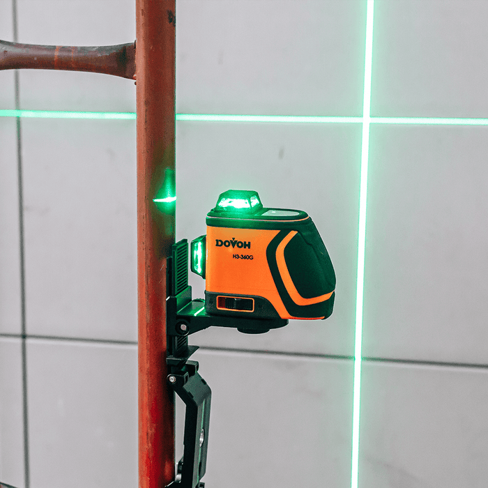 Ultra-Bright Outdoor Laser Level 3x360- Dovoh H3-360G — DOVOH