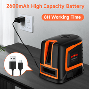 Dovoh 150° Vertical Line Green Laser Level (C2-120G) | DOVOH Rechargeable Laser Level Green Dual Laser Module 66ft Cross Line Laser Level Self Leveling Horizontal & Vertical Expanded Angle 150° Electronic Lazer Leveler with Magnetic Bracket, C2-120G | Self Leveling Laser Level Outdoor Laser Level Laser Level 360 Construction Laser Level