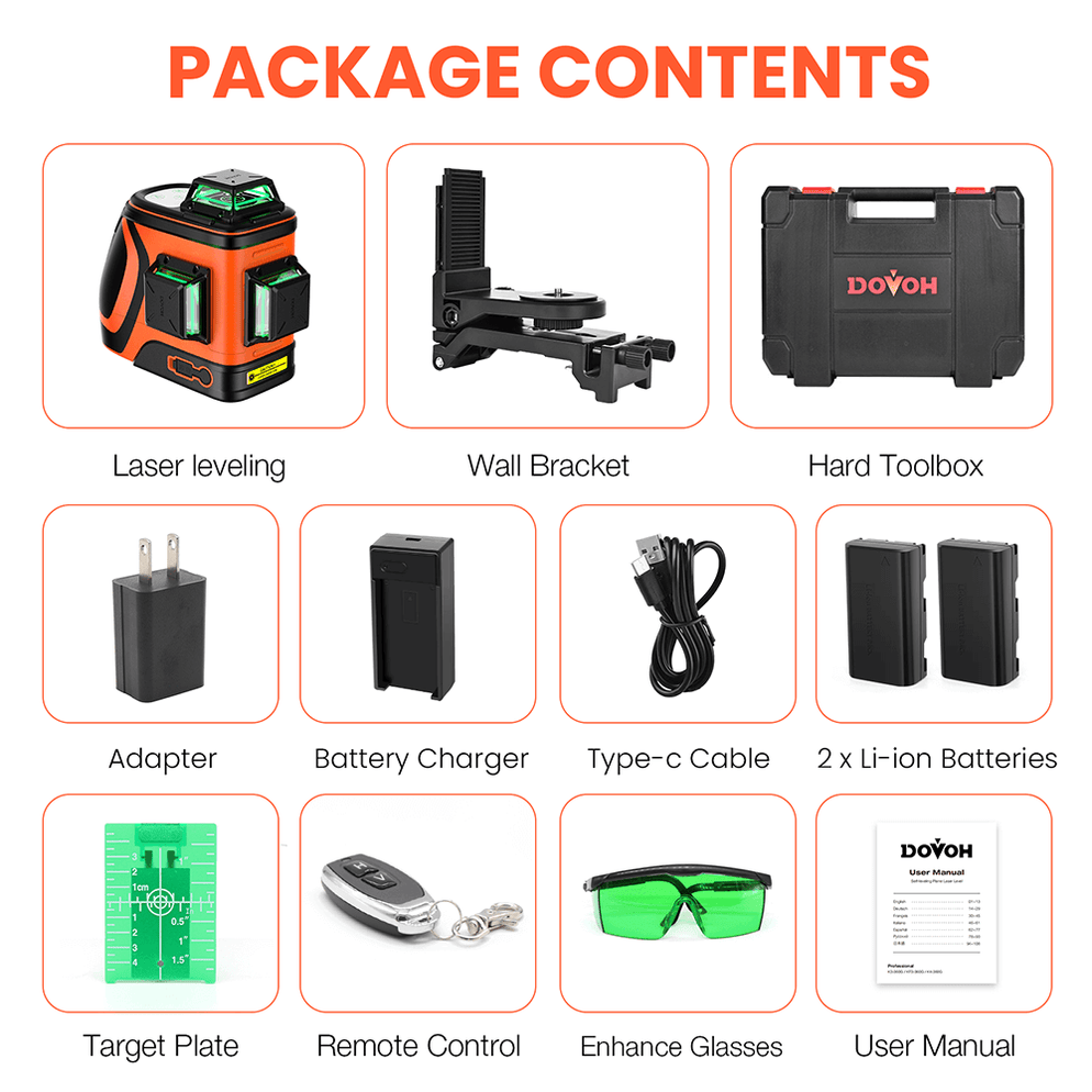 DOVOH® 公式 | プロのレーザーレベルリーダー — Dovoh Professional Laser Level